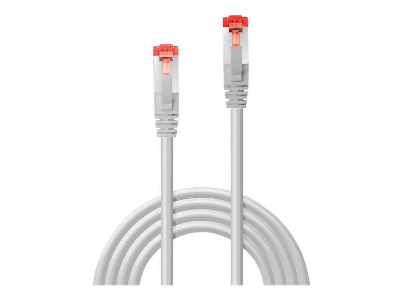 Lindy - patch cable - rj-45 (m) to rj-45 (m) - 5 m - sftp, pimf - cat 6e - molded, snagless, stranded - grey-null