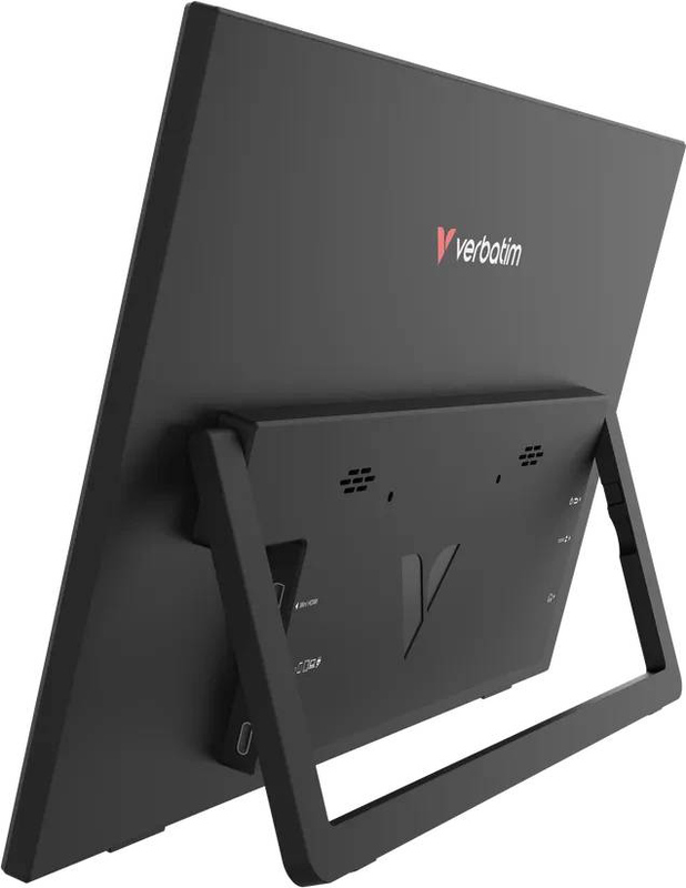 Verbatim light series 14" portable touchscreen monitor ips full HD 1920x1080 60hz hdr USB-c mini HDMI speakers black-null