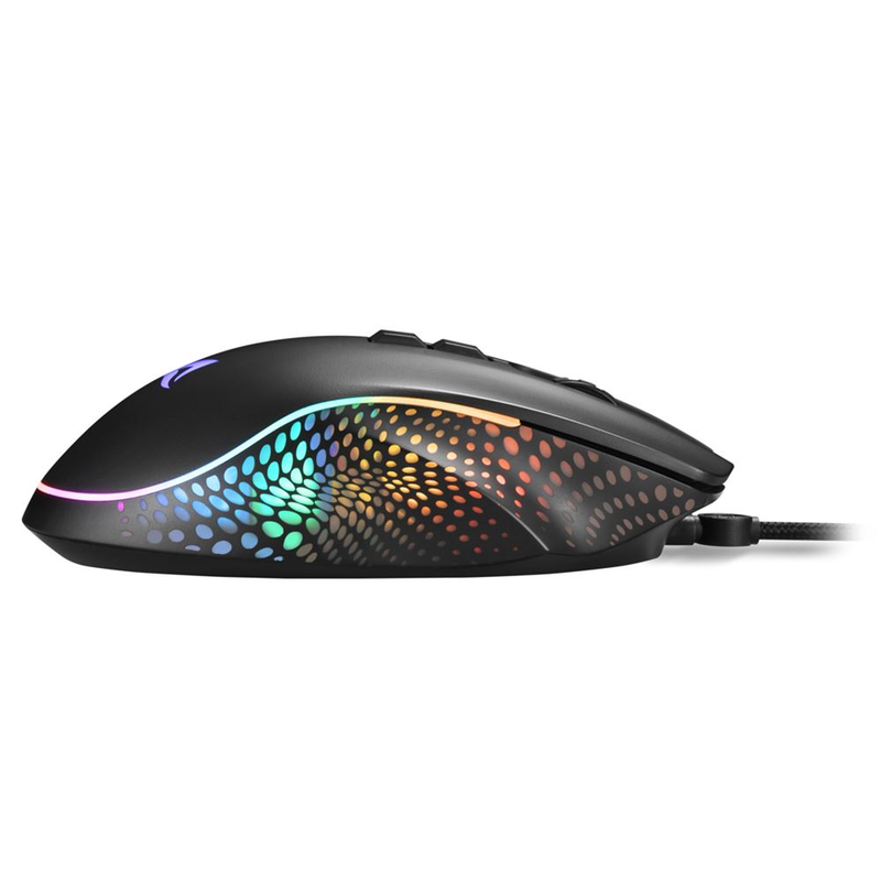 Sharkoon mouse shark force 3, right-hand, optical, USB type-a, 12800 dpi, 7000 fps, black, , medium-null