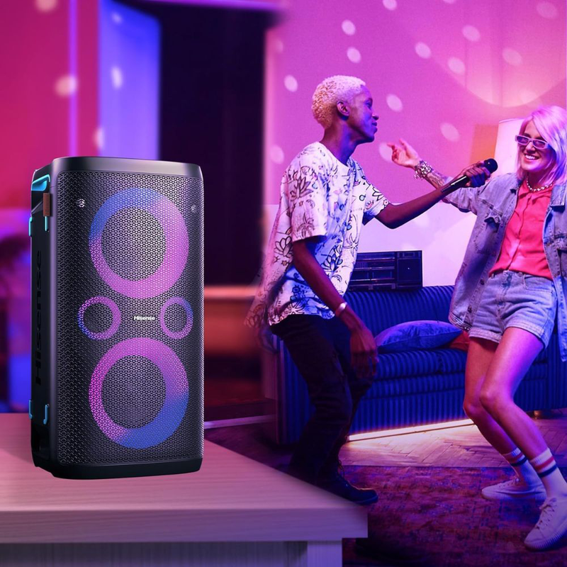 Product image: Hisense party rocker one plus φορητό ηχείο karaoke 300w με 2 ασύρματα μικρόφωνα και φωτιστικά εφέ, , medium-null