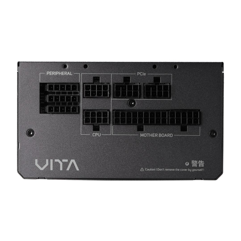 Fsp vita gm 1000w vita-1000gm atx 3.1 psu 80 plus gold fully modular 12v-2x6 pcie 5.1 compact 140mm black-null