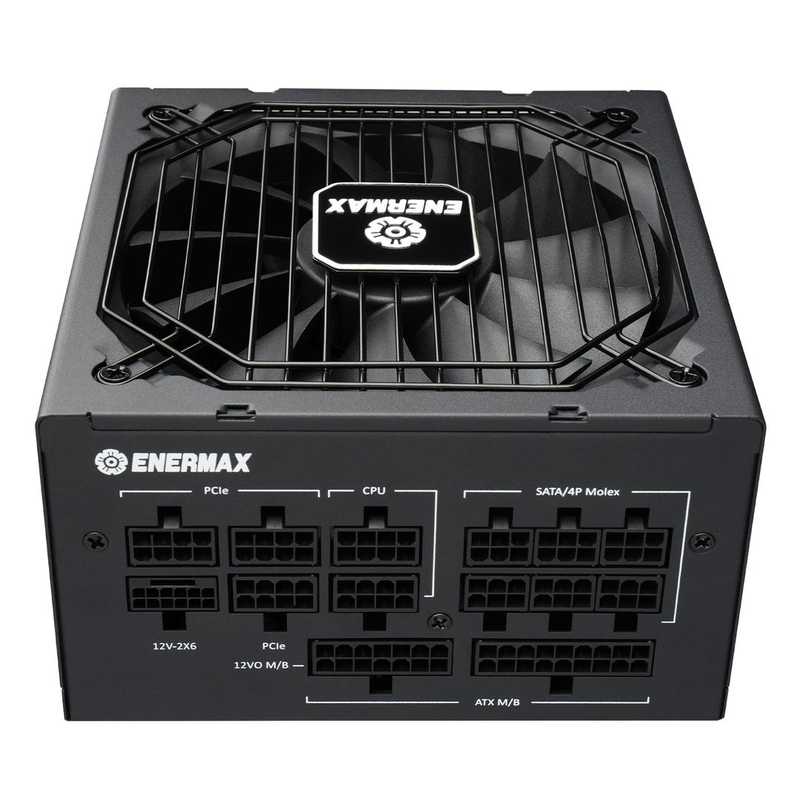 Enermax platigemini egn1200p 1200w atx 3.1 atx12vo fully modular power supply 80 plus platinum 12v-2x6 black-null