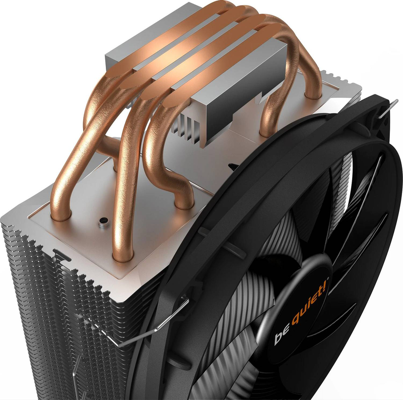 Be quiet! Shadow rock slim 2 bk032 slim single-tower CPU cooler 160w tdp 4 heatpipes 135mm pwm fan intel AMD am5-null