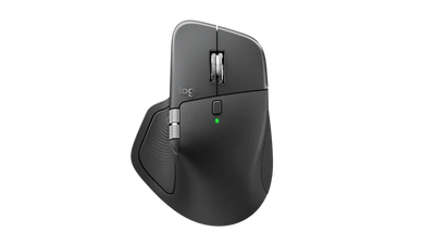 Logitech mouse wireless/bluetooth mx master 4 black (USB-c receiver & no cable included) (910-007617), , medium