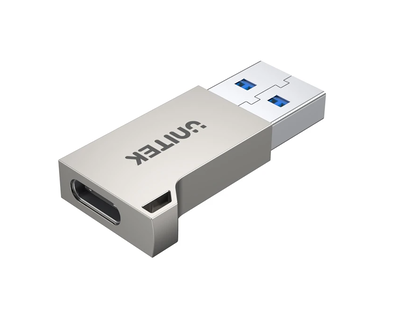 Unitek a1034ni USB3.1 Type-C female to type-a male adapter silver, , medium