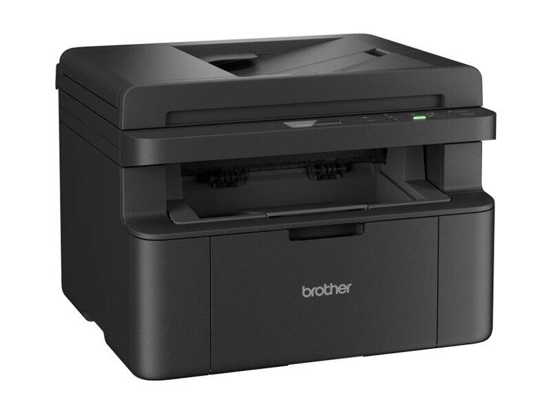 Brother dcp-l1660w compact mono laser 3-in-1 printer print copy scan 20ppm 10-sheet adf USB ethernet Wi-Fi black-null