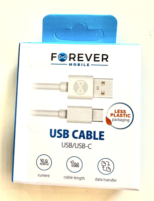 Forever charging cable - USB/USB-c