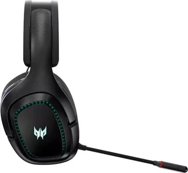 Acer predator galea 550 phr235 wireless gaming headset bluetooth and 2.4GHz 50mm drivers detachable enc mic black-null
