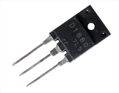 2sd1880  transistor si-n+d 1600v 8a 70w, , medium