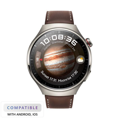Watch 4 pro dark brown, Brown, medium