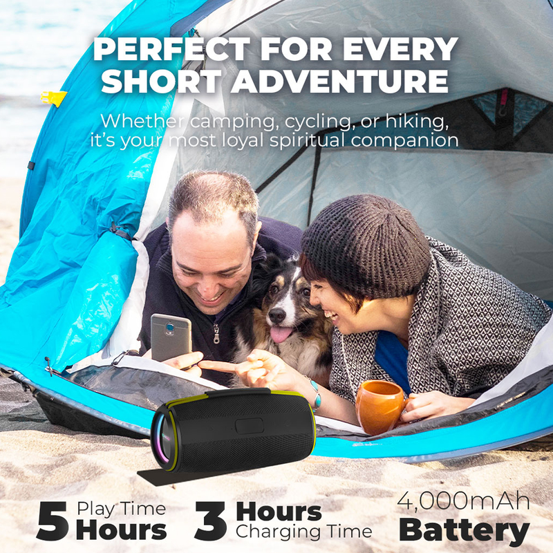 Sonicgear portable speaker tws bt/USB/fm/rgb ipx5 30w sonicgo! Boom 6, , medium-null
