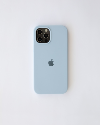 I-phone silicone case sky blue xs max