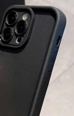 Soft ptu iPhone 15 pro max case - black
