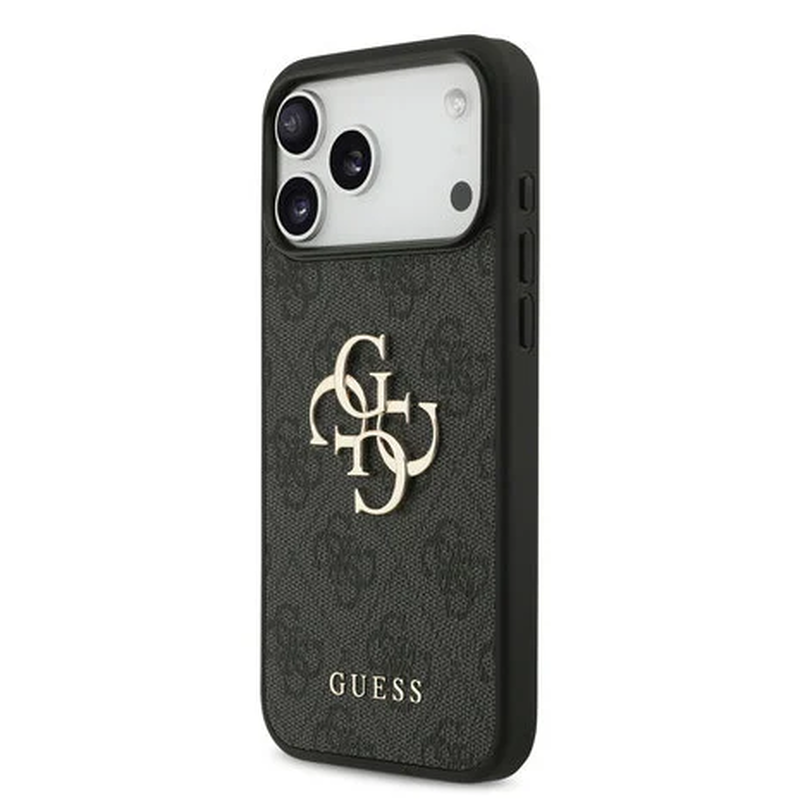 Guess iPhone 17 pro max case  metal logo  black, , medium-null