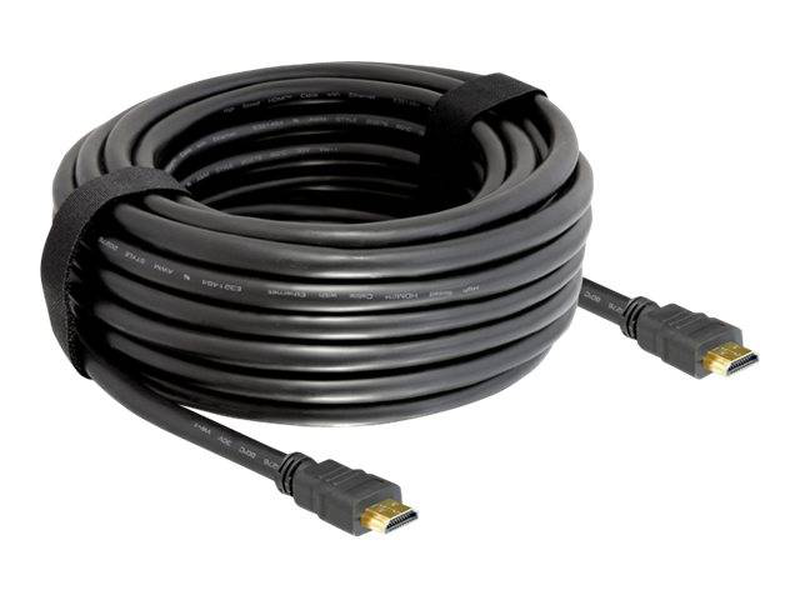 Delock cable high speed HDMI with ethernet &ndash; HDMI a male > HDMI a male 15 m, , medium-null