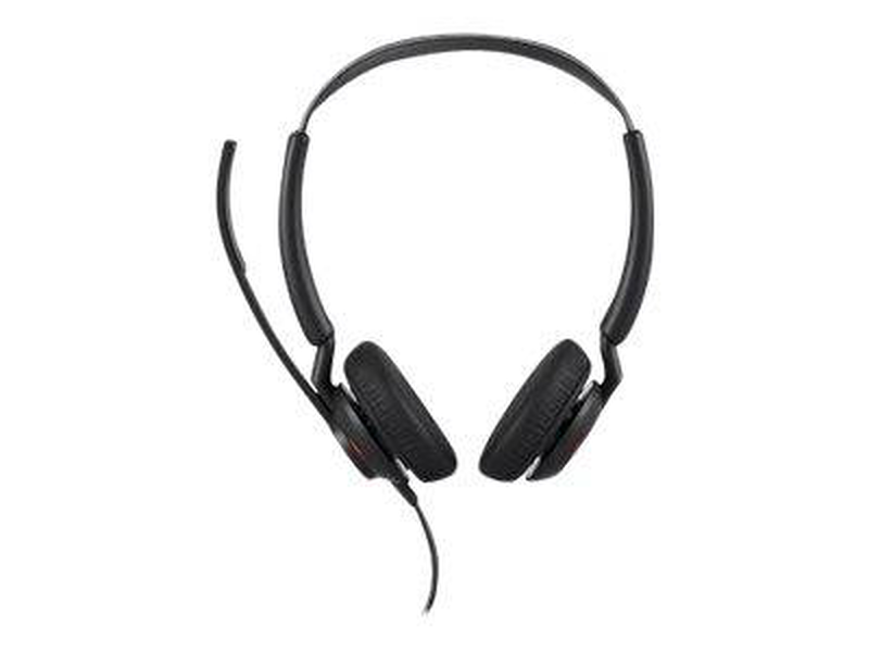 Jabra engage 50 II uc stereo USB-c wired contact center headset with engage 50 II link inline controller smartringer busylight black-null