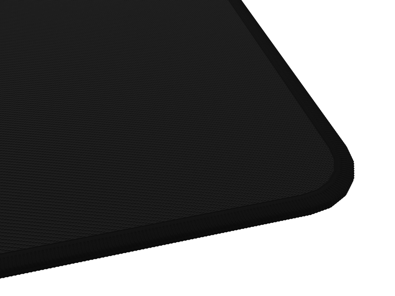 Natec colors series medium mousepad obsidian black, , medium-null