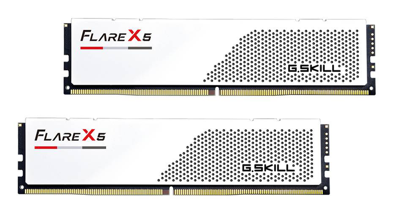 G.skill flare x5 white 96GB (2x48GB) ddr5-6000 cl30 AMD expo 1.35v desktop memory kit f5-6000j3036f48gx2-fx5w-null