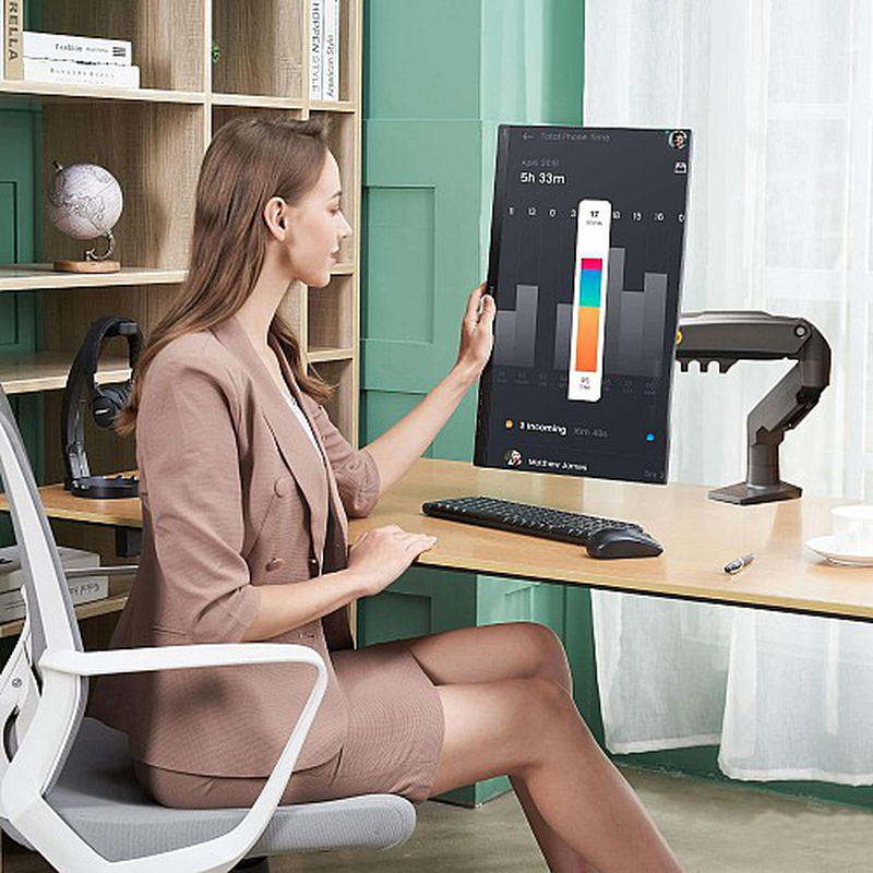 Nbmounts f80 - single arm gas desk monitor mount (updated version)-null