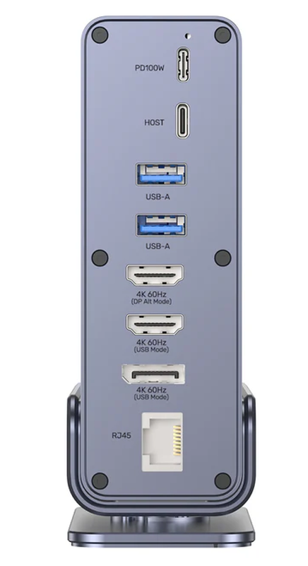 Unitek USB-c hub USB3.1 15in1 triple 4k display d1135a, , medium-null