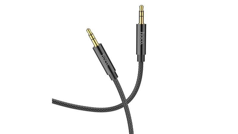 Hoco cable 3.5mm audio 2m black, , medium-null