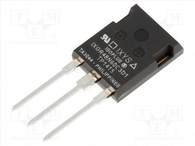 Ixgr48n60c3d1 600v 26a 125w igbt transistor, , medium