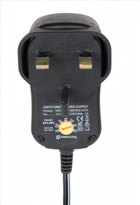 Mercury power universal switch mode psu 3-12v 1000ma