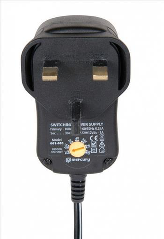 Mercury power universal switch mode psu 3-12v 1000ma image number null