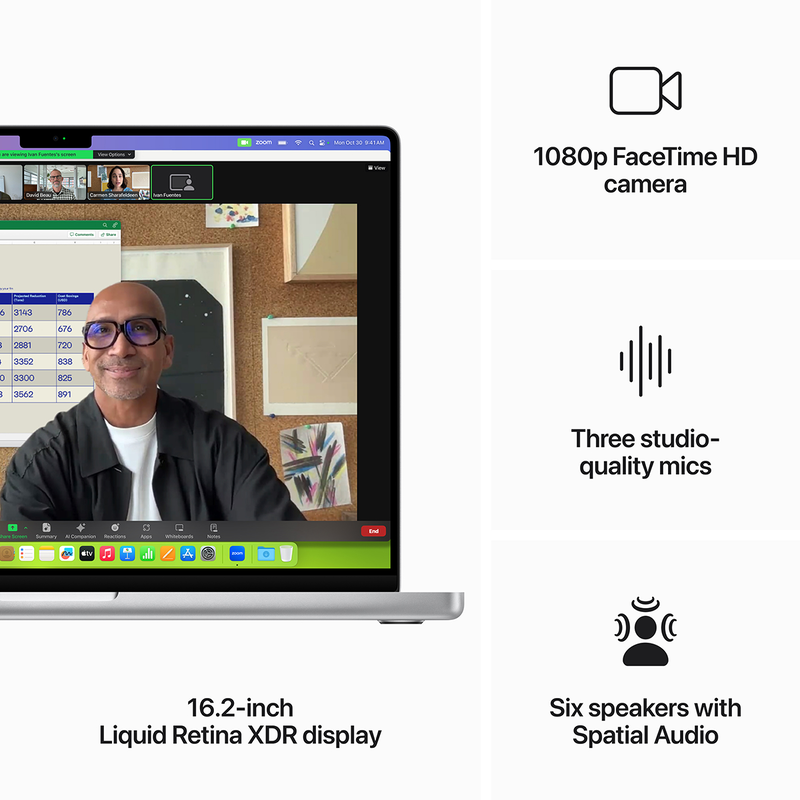 MacBook pro 16 m3 max 14-core/36GB/1TB/30-core GPU silver image number null