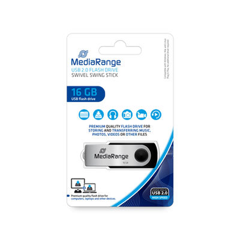 Mediarange USB 16GB 2.0, , medium-null