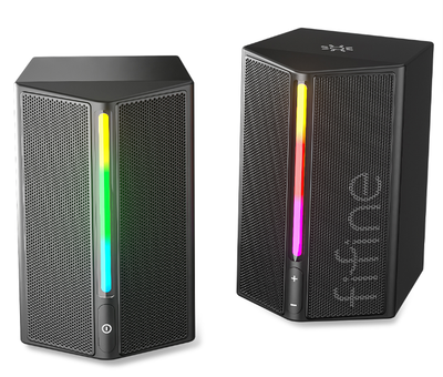 Fifine ampligame a20 TV gaming speakers with volume control wire party dj speaker 2.0 channel 4w 3.5mm speakers