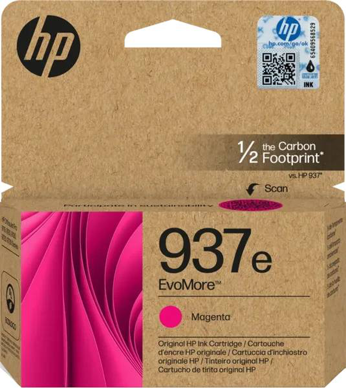 Hp 937e evomore magenta original / ink cartridge / for officejet pro 9110b, , medium-null