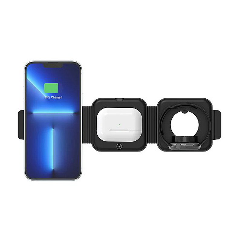 Unitek charge qi 3in1 MagSafe foldable wireless charger 15w p1223a, , medium-null