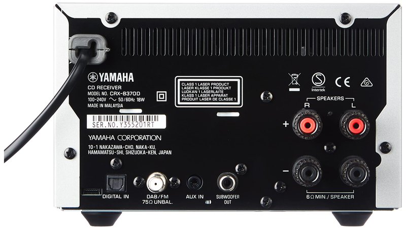 Yamaha mcr-b370d mini hi-fi system cd/USB/bluetooth/dab image number null
