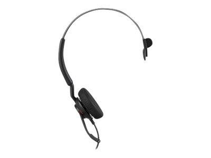 Jabra engage 40 mono ms microsoft teams wired on-ear USB-c headset inline link controller busylight noise isolating black-null