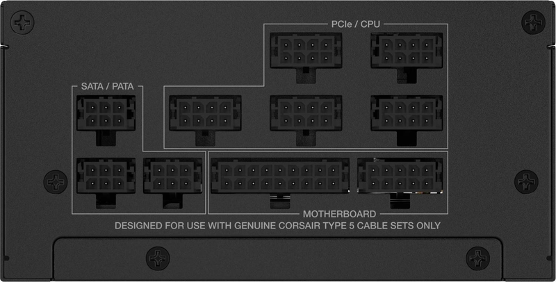 Corsair sf850 850w sfx atx 3.1 psu 80 plus platinum fully modular 12v-2x6 92mm zero-rpm black-null