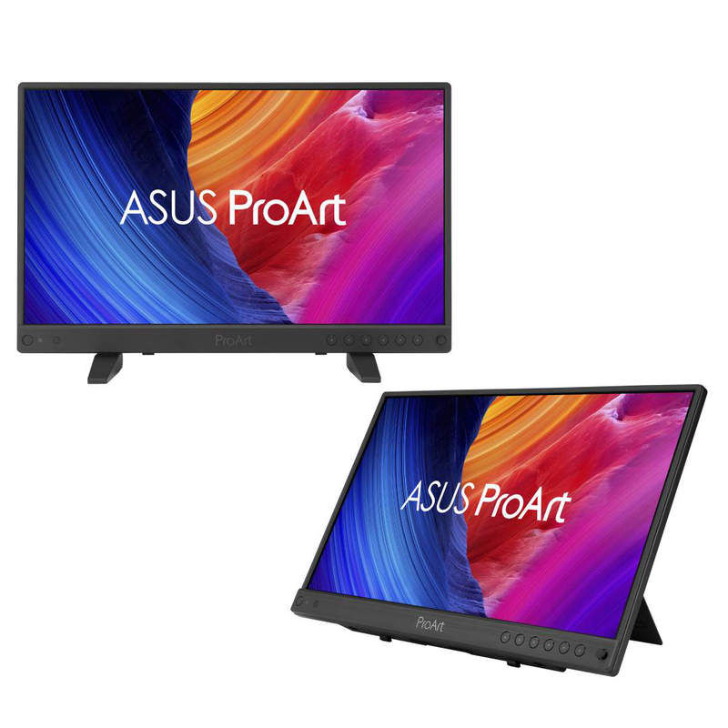 Asus proart pa16usv 15.6" 4k portable ips on-set monitor 3840x2160 282ppi 12g-sdi hdr10 USB-c dci-p3 calibrated black-null