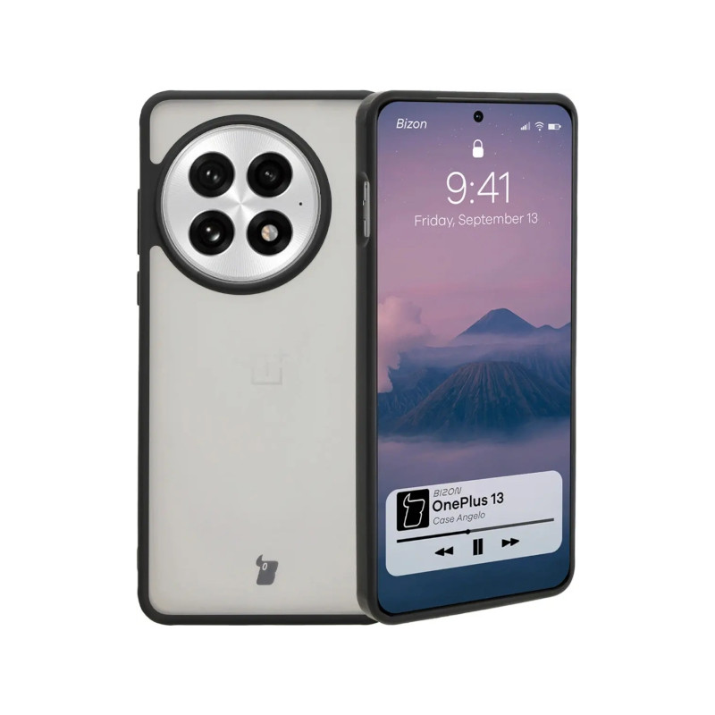Bizon case angelo oneplus 13 smoky with a black frame, , medium-null