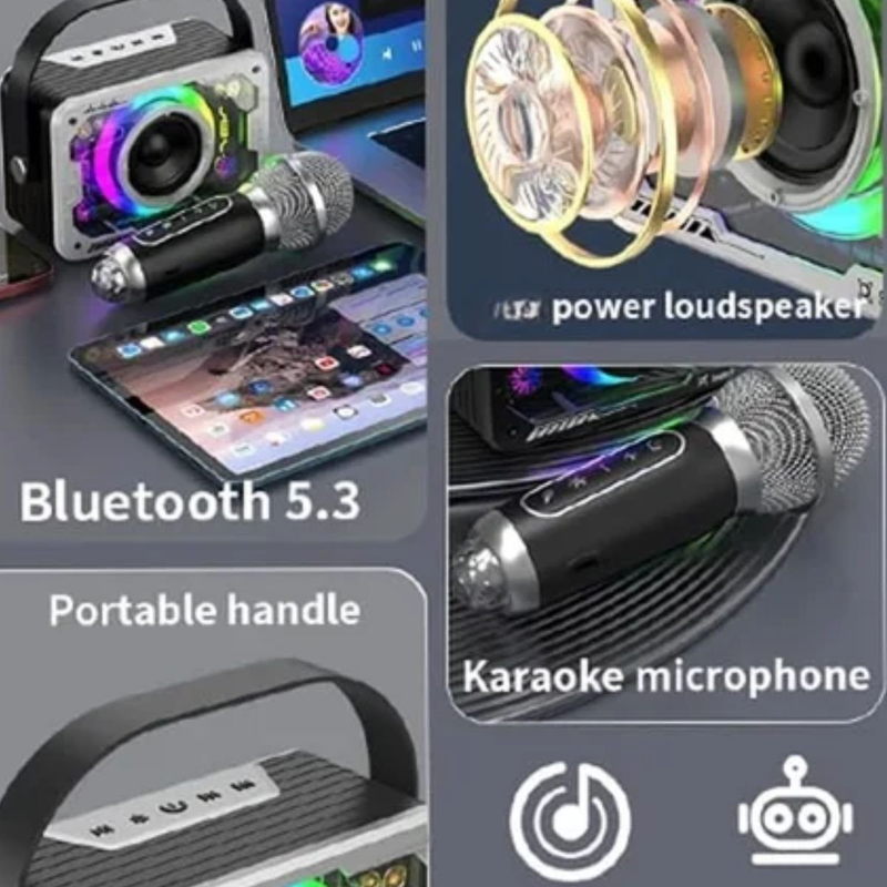 Green lyca &alpha;&sigma;ύ&rho;&mu;&alpha;&tau;&omicron; &eta;&chi;&epsilon;ί&omicron; karaoke &mu;&epsilon; rgb &phi;&omega;&tau;&iota;&sigma;&mu;ό, tws, 1 &mu;&iota;&kappa;&rho;ό&phi;&omega;&nu;&omicron; & 1200mAh &mu;&pi;&alpha;&tau;&alpha;&rho;ί&alpha;&nbsp;, , medium-null