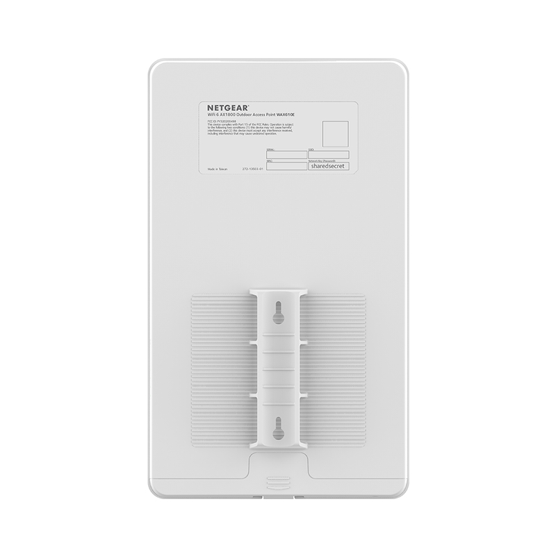Netgear insight wax608y outdoor Wi-Fi 6 access point &ndash; ax1800 dual-band, 2.5G multi-gig poe+, ip55, 200 clients-null