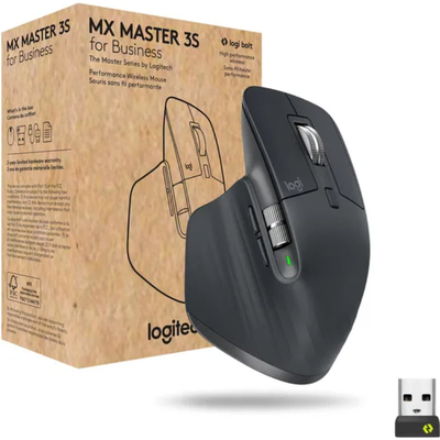Logitech mouse mx master 3s graphite business (910-006582), , medium