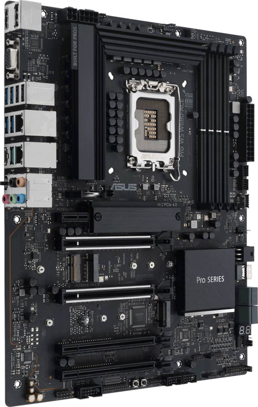 Asus pro ws w680-ace atx motherboard | intel w680 | lga1700 | ddr5 | 2.5GBe, , medium-null