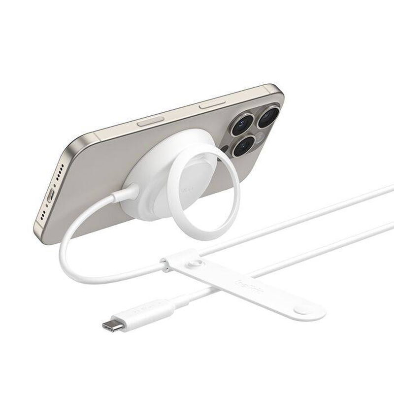 Belkin ultracharge magnetic charger with qi2 25w | white-null