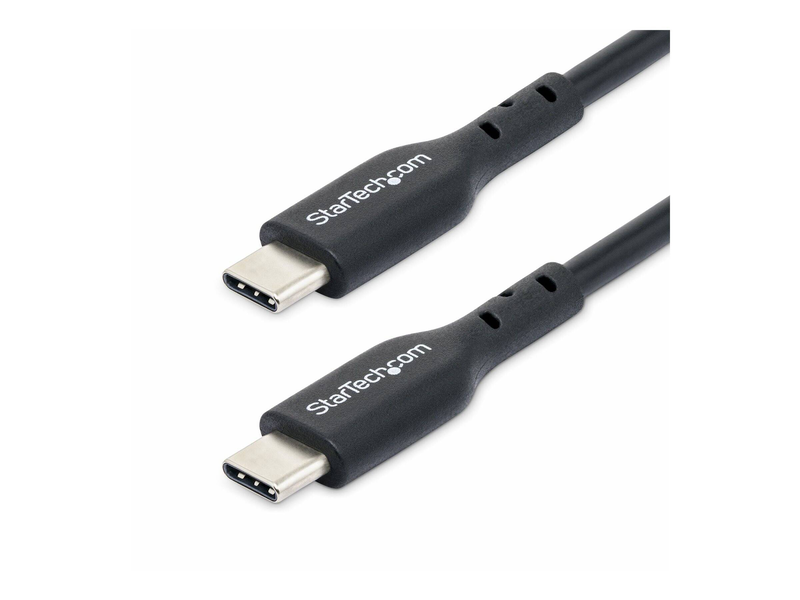 Startech.com 13ft (4m) USB-c charging cable, USB c cable, 60w 3a pd / USB cable / 24 pin USB-c (m) to 24 pin USB-c (m) / USB 2.0 / 5 / 9 / 12 / 15 / 20 v / 3 a / 4 m / USB power delivery (60w), passive / black-null