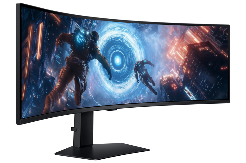Samsung odyssey g9 g91f 49" monitor curved 144hz hdr 5120x1440-null