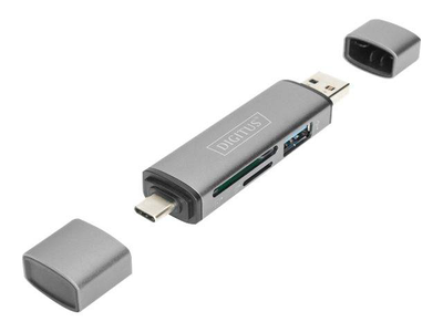 Digitus da-70886 / card reader (sd, microsd) / USB 3.0/USB-c, , medium