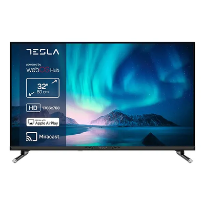 Tesla smart &tau;&eta;&lambda;&epsilon;ό&rho;&alpha;&sigma;&eta; 32"hd32e645bhw, Black, medium