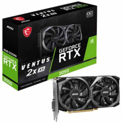 RTX 3050 ventus 8GB 2x xs oc gddr6 geforce graphics card msi