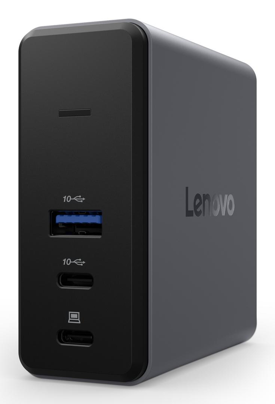 Lenovo x9 charging gan dock 40bd0065eu USB-c 60w with HDMI 2.1 output compact travel dock eu black-null