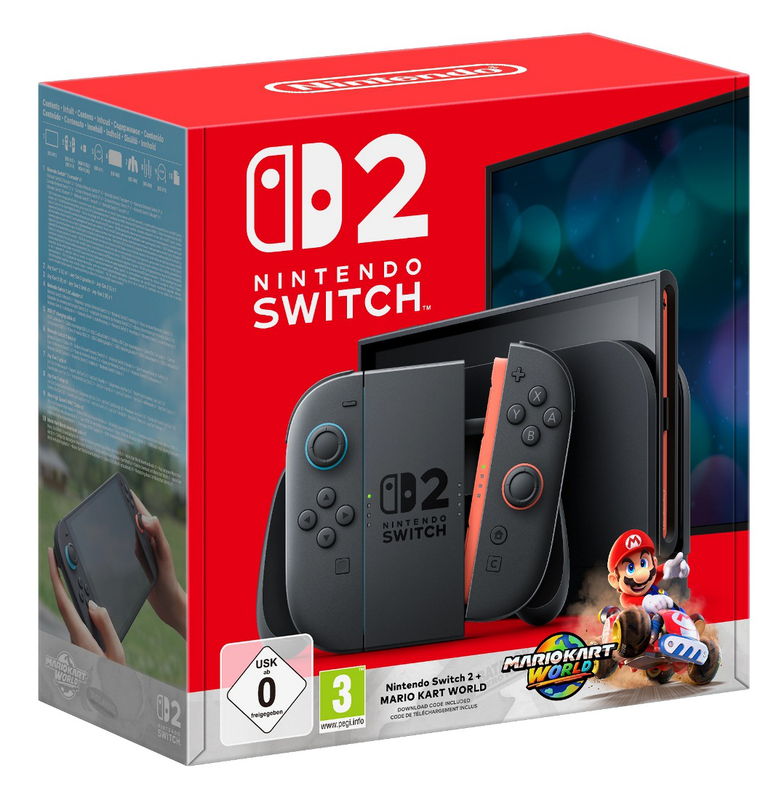 Game console nintendo switch 2 mario kart world bundle digital code (new)-null
